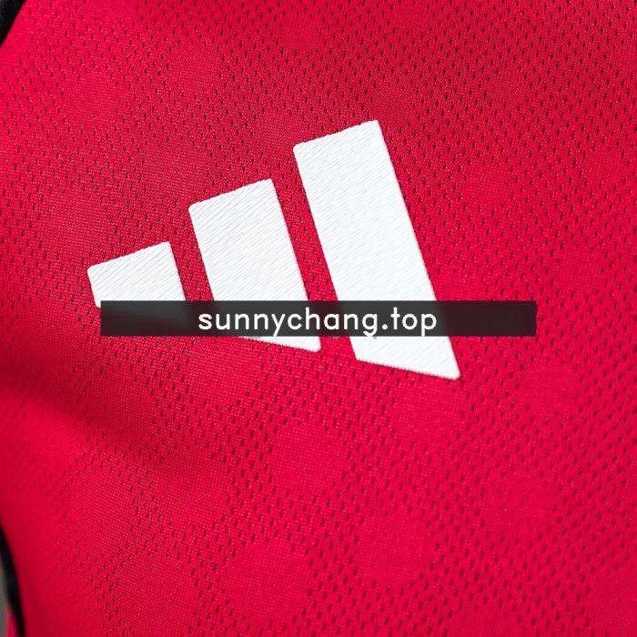 M-U 25/26 Home Long Sleeve Player Version Jersey - 图片 4