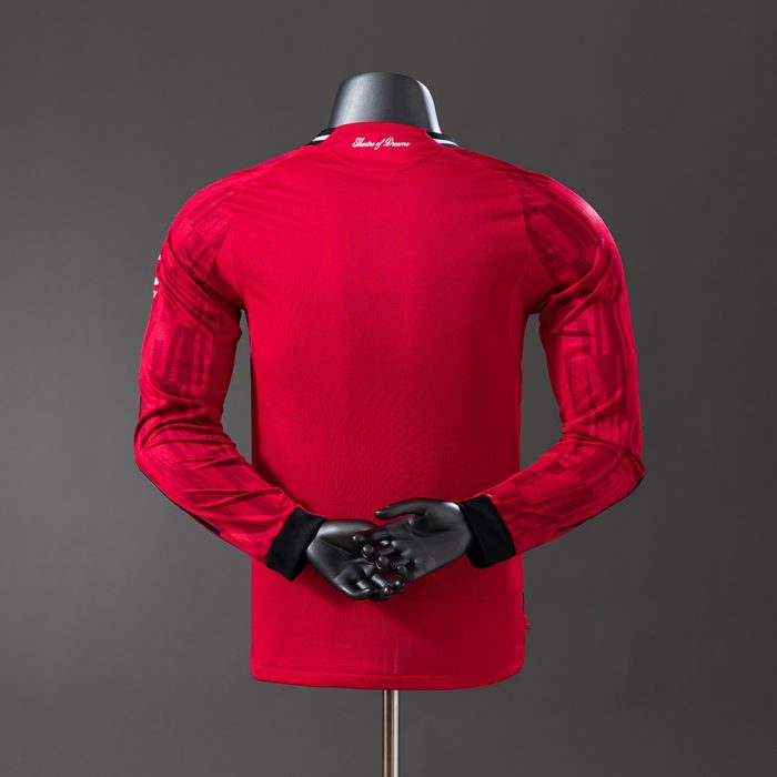 M-U 25/26 Home Long Sleeve Player Version Jersey - 图片 8