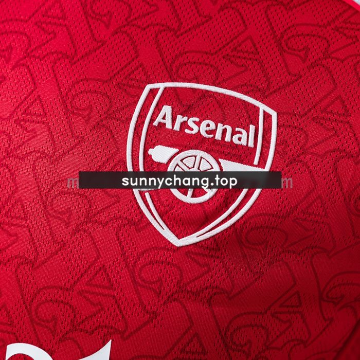 Arsenal 25/26 Home Long Sleeve Player Version Jersey - 图片 5