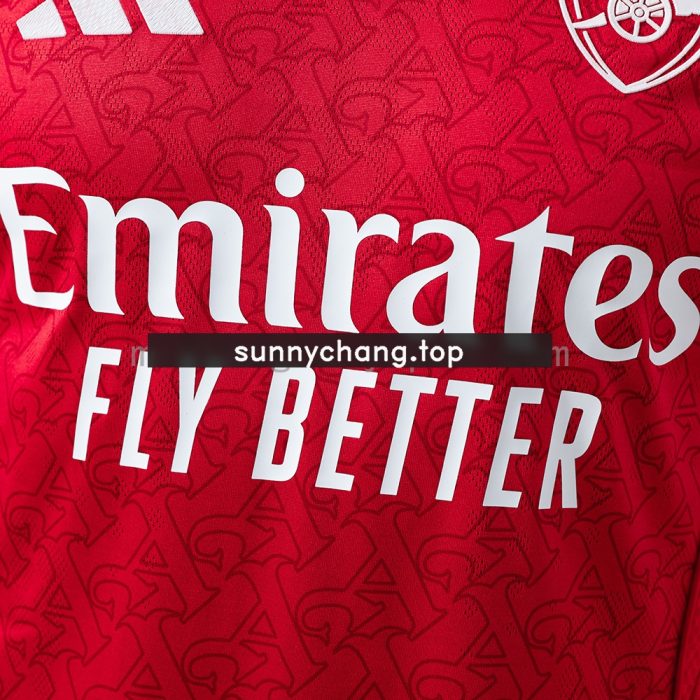 Arsenal 25/26 Home Long Sleeve Player Version Jersey - 图片 6