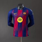 Barcelona 25/26 Home Long Sleeve Player Version Jersey