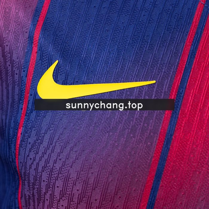 Barcelona 25/26 Home Long Sleeve Player Version Jersey - 图片 4