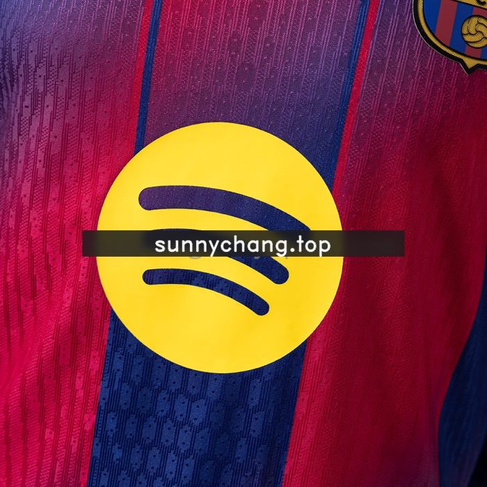 Barcelona 25/26 Home Long Sleeve Player Version Jersey - 图片 6