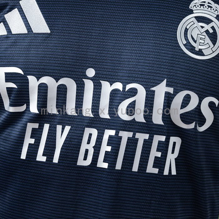 Real Madrid 25/26 Away Long Sleeve Player Version Jersey - 图片 5