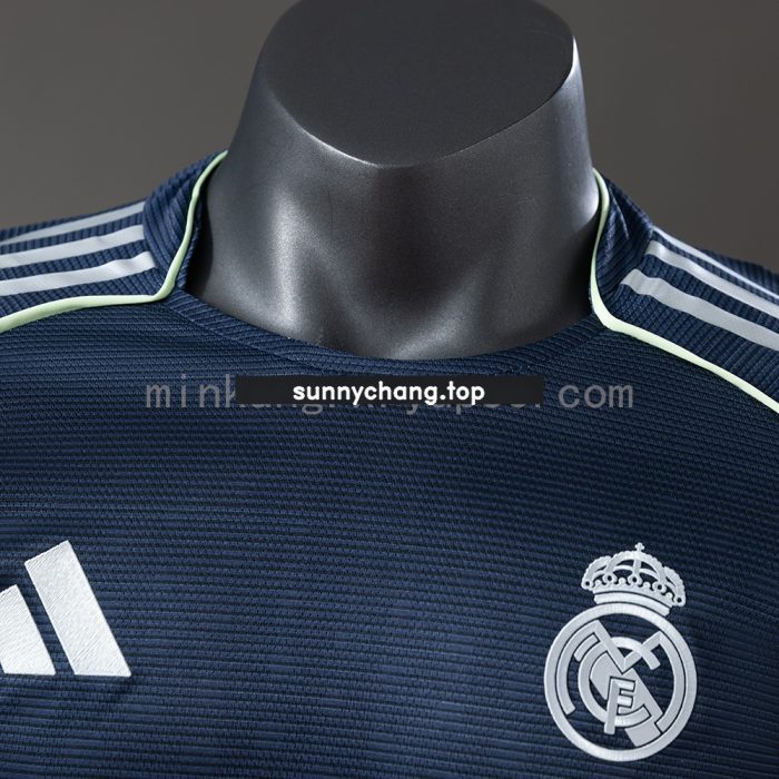 Real Madrid 25/26 Away Long Sleeve Player Version Jersey - 图片 6