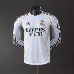 Real Madrid 25/26 Home Long Sleeve Player Version Jersey