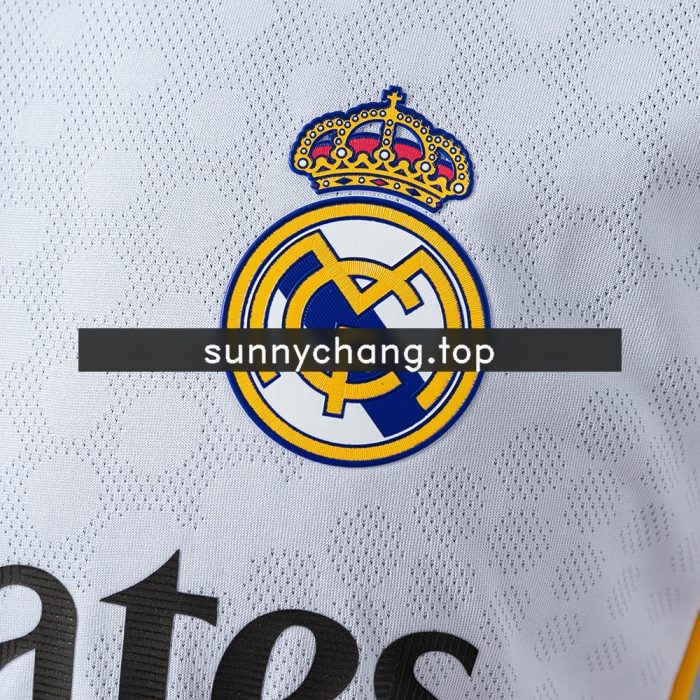 Real Madrid 25/26 Home Long Sleeve Player Version Jersey - 图片 5