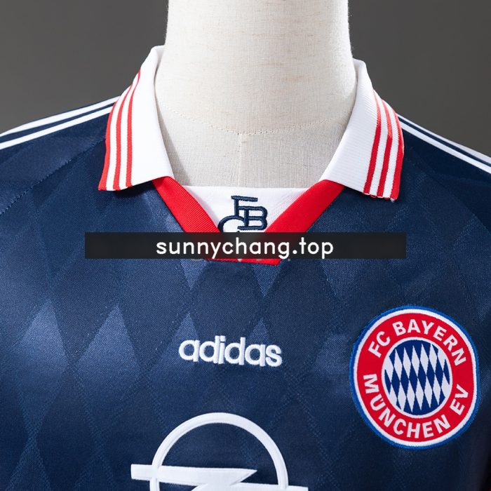 Bayern Munich 97/98 Away Long Sleeve Retro Jersey - 图片 6