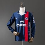 PSG 01/02 Home Long Sleeve Retro Jersey