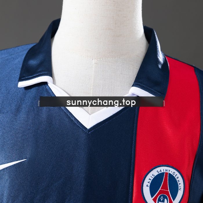 PSG 01/02 Home Long Sleeve Retro Jersey - 图片 7