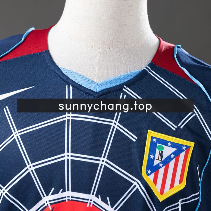 Atletico Madrid 04/05 Away Long Sleeve Retro Jersey - 图片 6