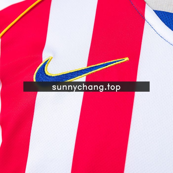 Atletico Madrid 04/05 Home Long Sleeve Retro Jersey - 图片 3