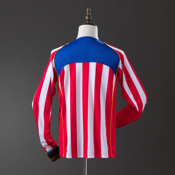 Atletico Madrid 04/05 Home Long Sleeve Retro Jersey - 图片 7