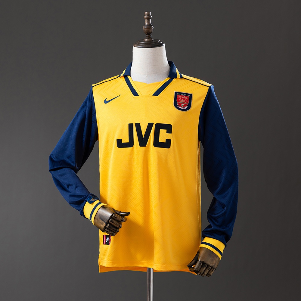 JER-11302_1 Arsenal 96/97 Away Long Sleeve Retro Jersey - 图片 1