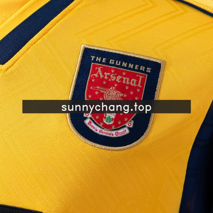 Arsenal 96/97 Away Long Sleeve Retro Jersey - 图片 5