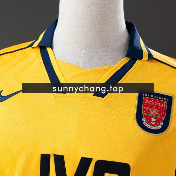 Arsenal 96/97 Away Long Sleeve Retro Jersey - 图片 7