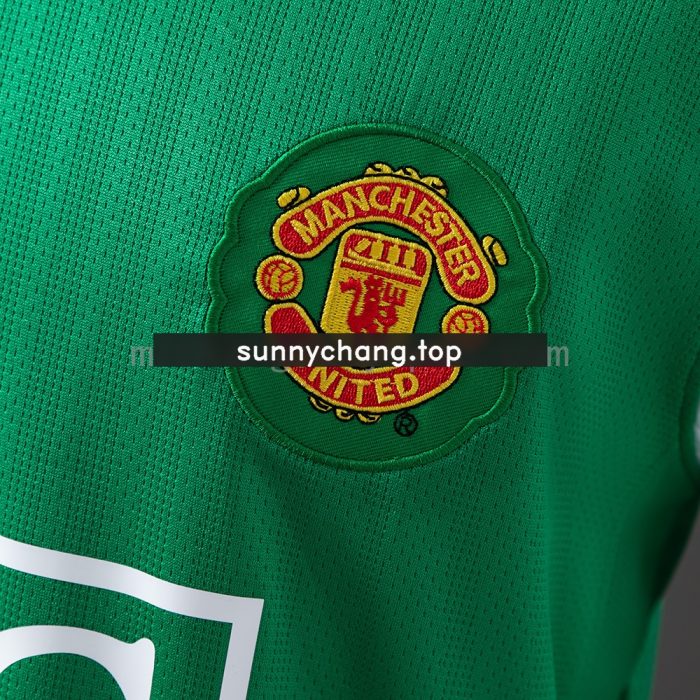 M-U 07/08 Goalkeeper Long Sleeve Retro Jersey - 图片 6