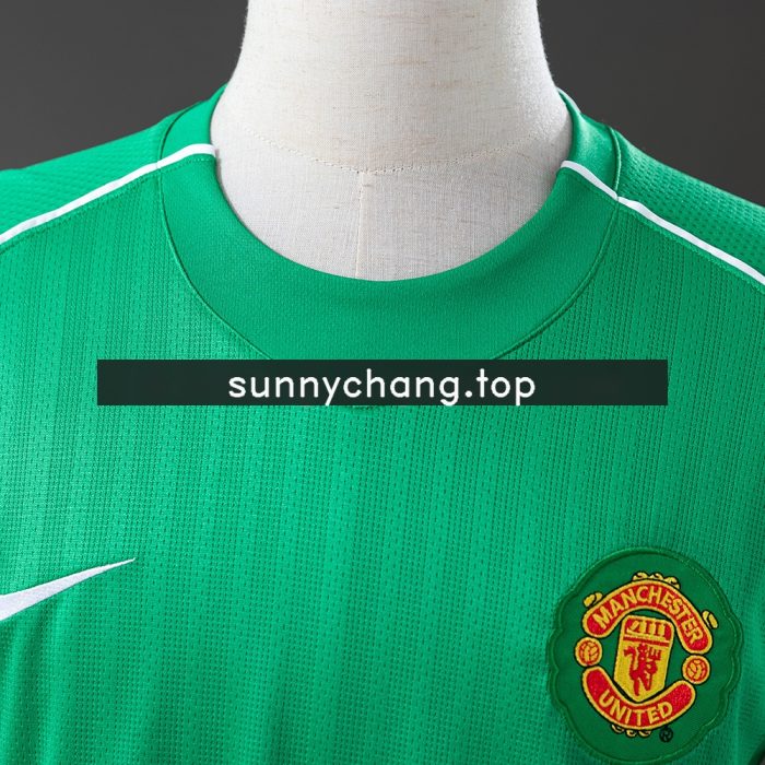 M-U 07/08 Goalkeeper Long Sleeve Retro Jersey - 图片 8