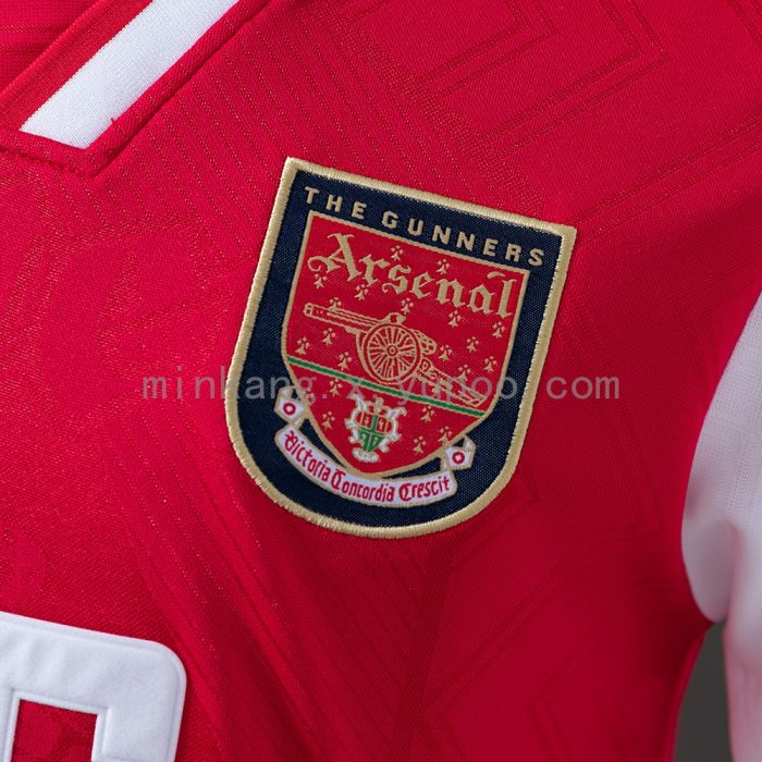 Arsenal 96/97 Home Long Sleeve Retro Jersey - 图片 5