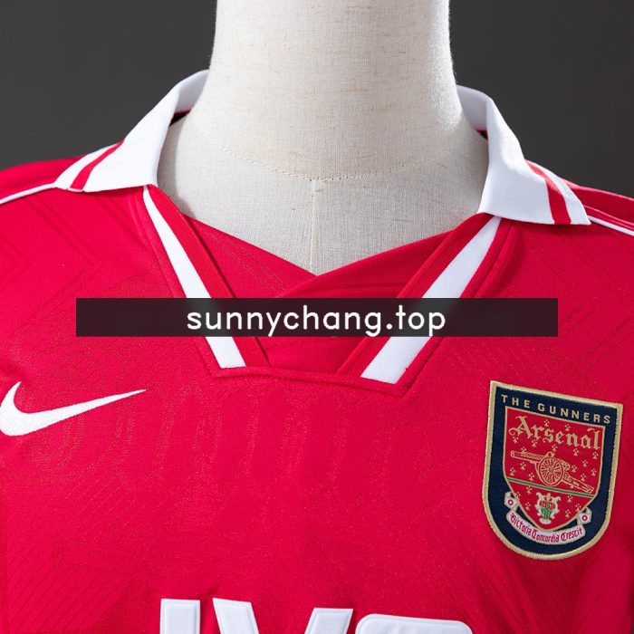 Arsenal 96/97 Home Long Sleeve Retro Jersey - 图片 7