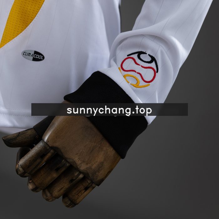 Germany 2006 Home Long Sleeve Retro Jersey - 图片 3