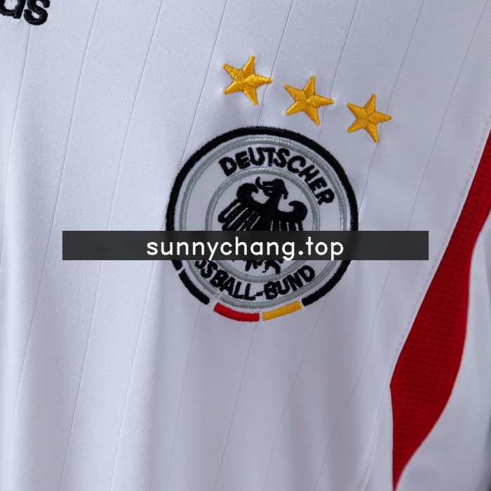Germany 2006 Home Long Sleeve Retro Jersey - 图片 5