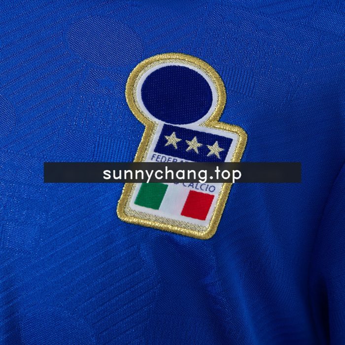 Italy 1994 Home Long Sleeve Retro Jersey - 图片 3