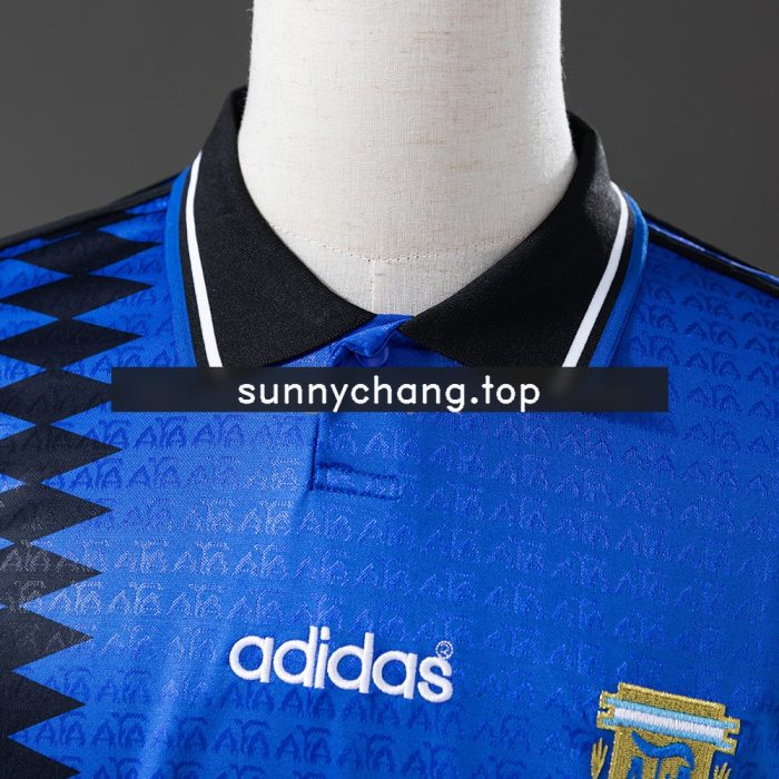 Argentina 1994 Away Long Sleeve Retro Jersey - 图片 5