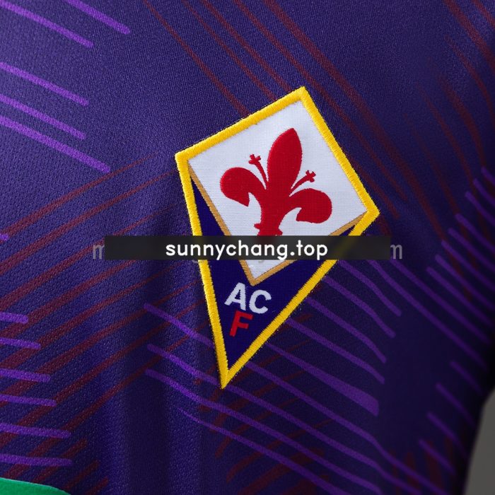 Fiorentina 92/93 Home Long Sleeve Retro Jersey - 图片 4