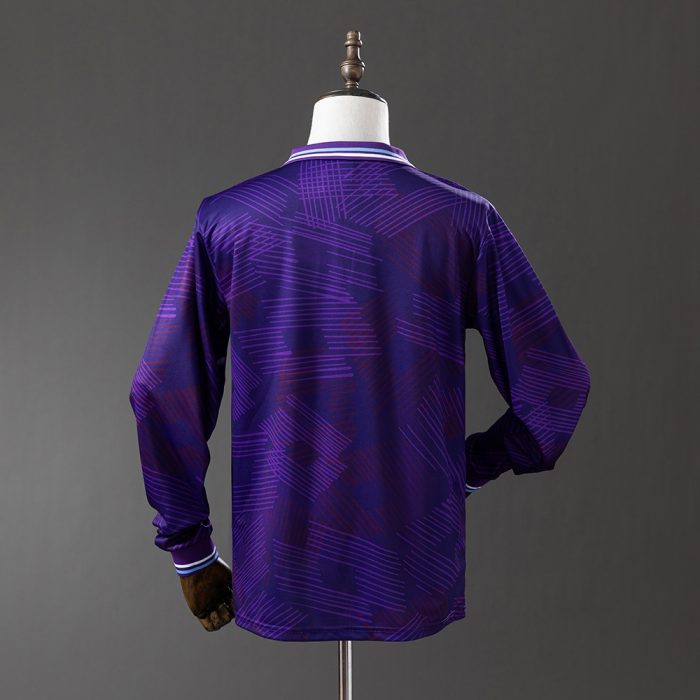 Fiorentina 92/93 Home Long Sleeve Retro Jersey - 图片 7