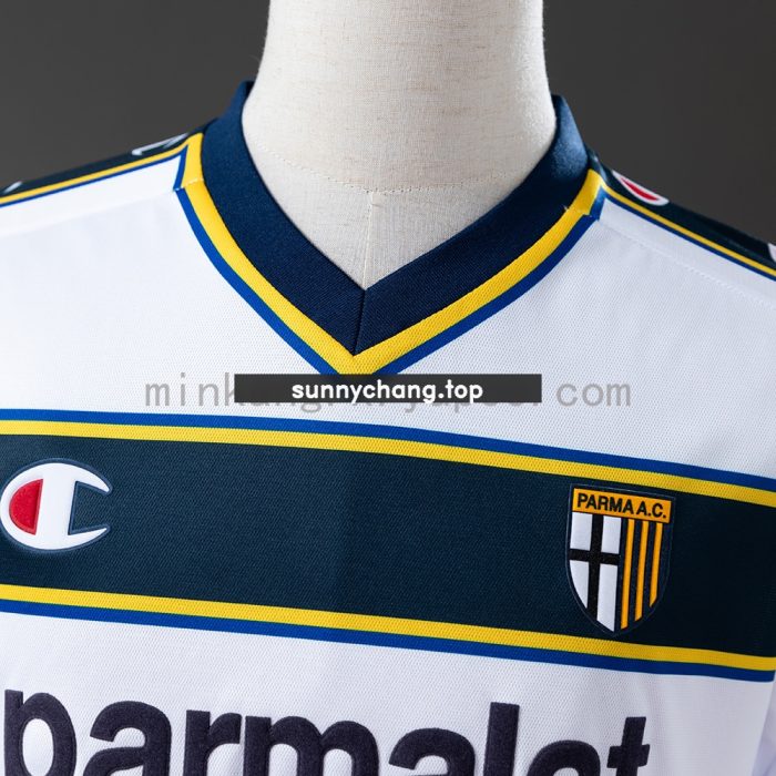 Parma Calcio 02/03 Away Long Sleeve Retro Jersey - 图片 6
