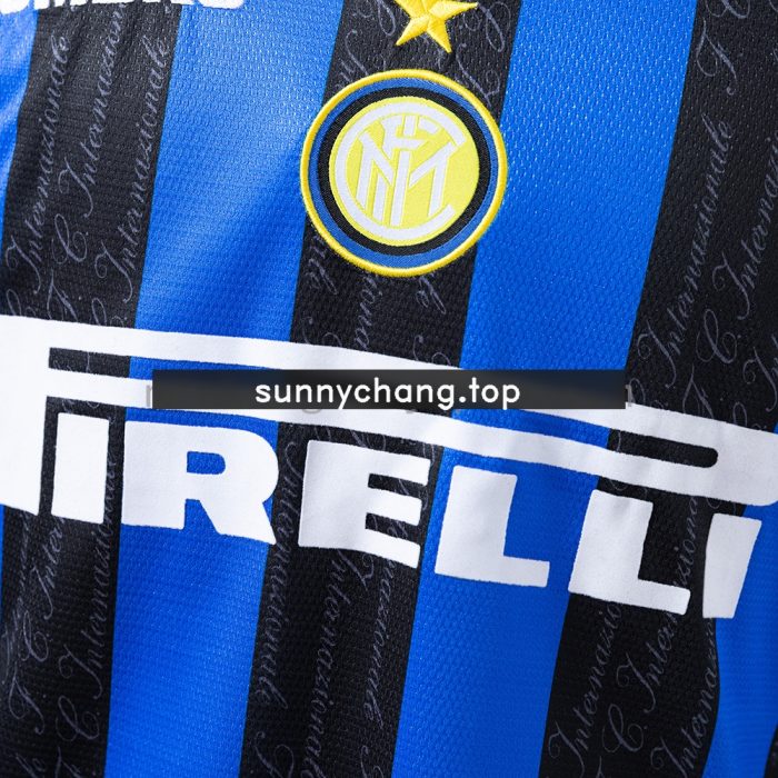 Inter Milan 97/98 Home Long Sleeve Retro Jersey - 图片 5