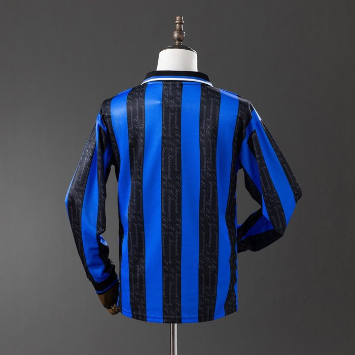 Inter Milan 97/98 Home Long Sleeve Retro Jersey - 图片 7