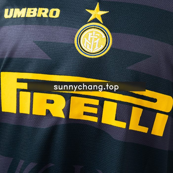 Inter Milan 97/98 Third Away Long Sleeve Retro Jersey - 图片 5