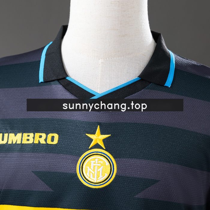 Inter Milan 97/98 Third Away Long Sleeve Retro Jersey - 图片 6