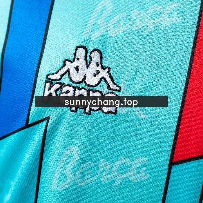 Barcelona 95/97 Away Long Sleeve Retro Jersey - 图片 3