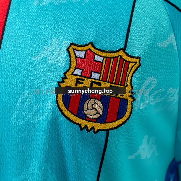 Barcelona 95/97 Away Long Sleeve Retro Jersey - 图片 4
