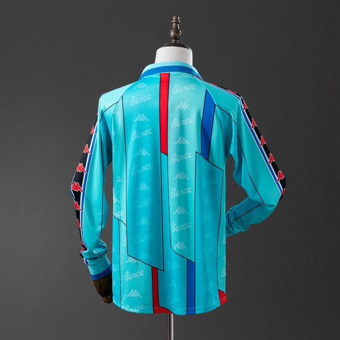 Barcelona 95/97 Away Long Sleeve Retro Jersey - 图片 6