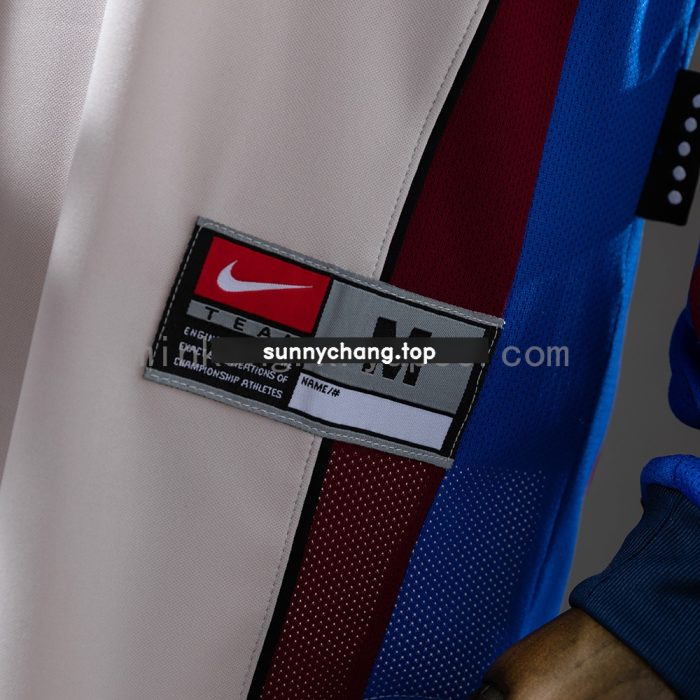 Barcelona 98/99 Away Long Sleeve Retro Jersey - 图片 3