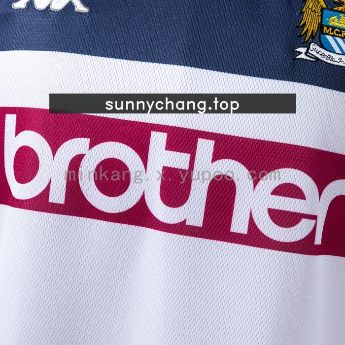 Manchester City 97/98 Away Long Sleeve Retro Jersey - 图片 6