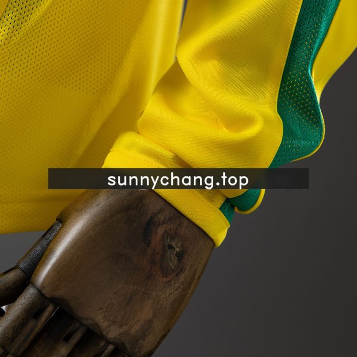 Brazil 2002 Home Long Sleeve Retro Jersey - 图片 2