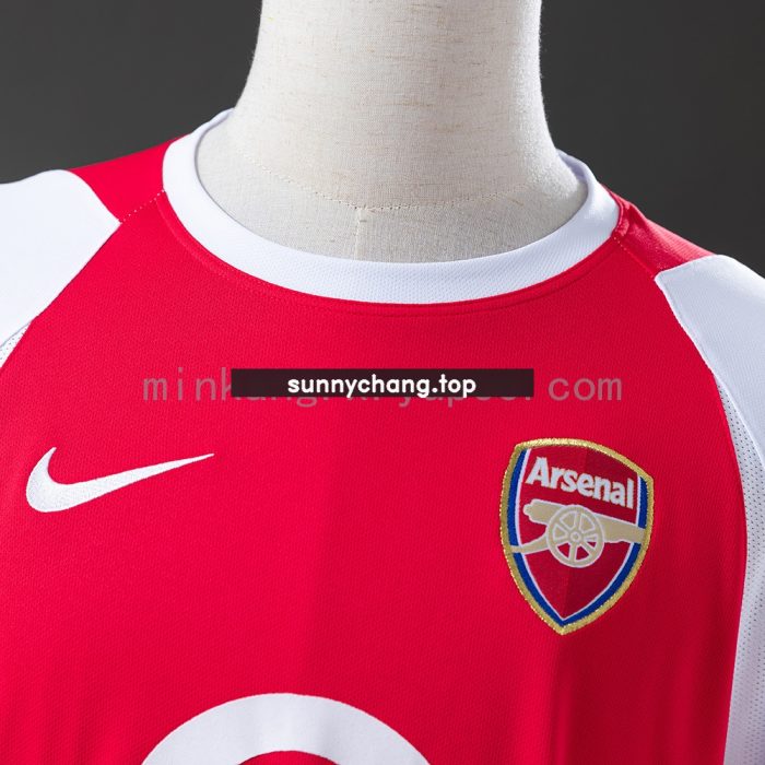 Arsenal 04/05 Home Long Sleeve Retro Jersey - 图片 6