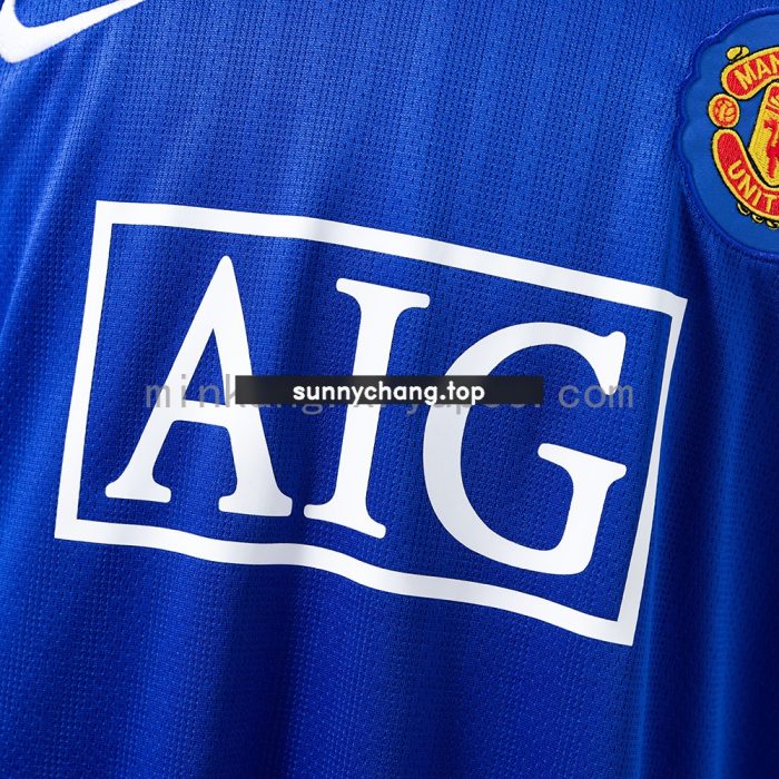 M-U 07/08 Goalkeeper Long Sleeve Retro Jersey - 图片 6