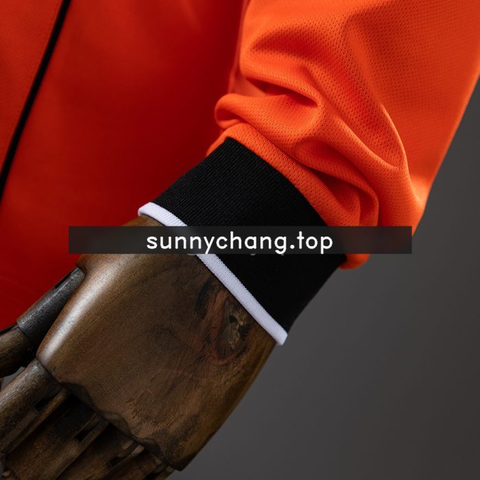 Netherlands 1998 Home Long Sleeve Retro Jersey - 图片 3