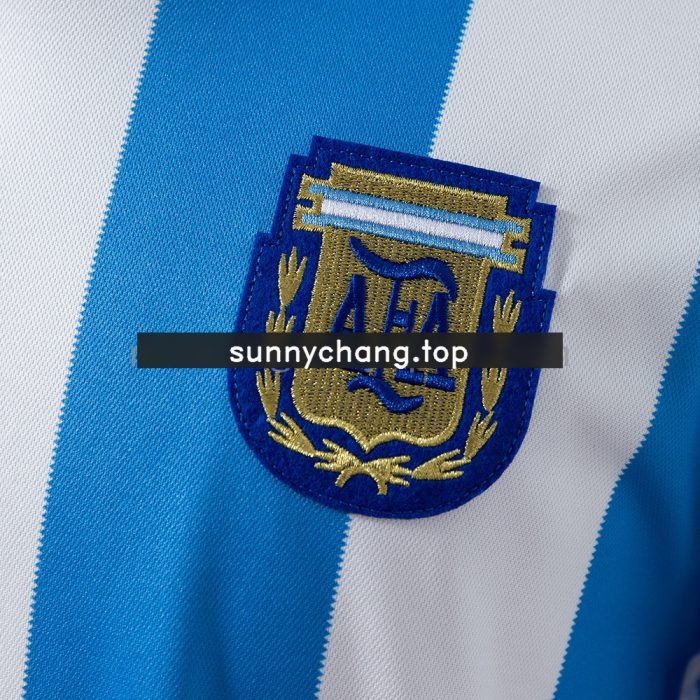 Argentina 1986 Home Long Sleeve Retro Jersey - 图片 4