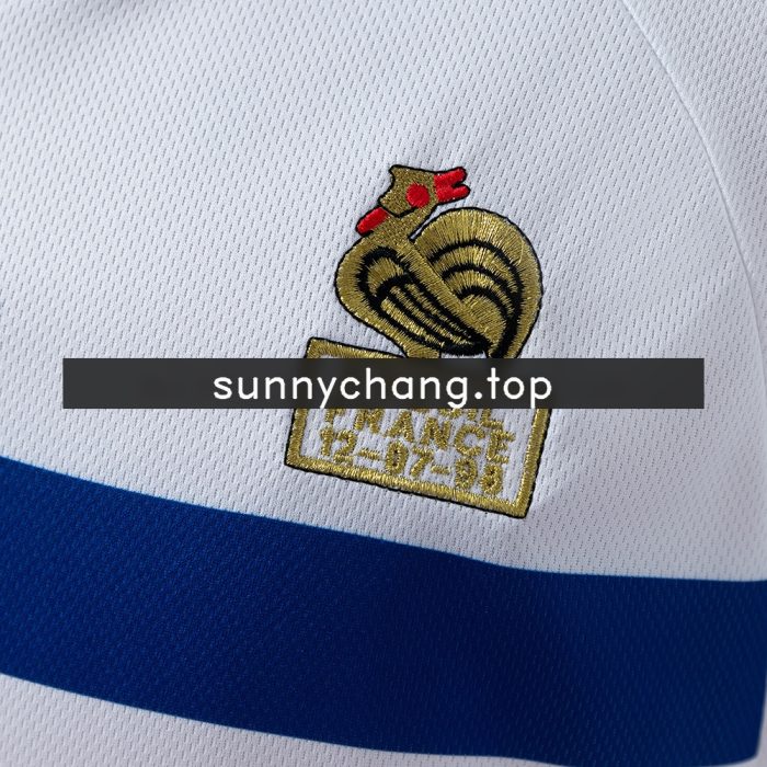 France 1998 Away Long Sleeve Retro Jersey - 图片 5