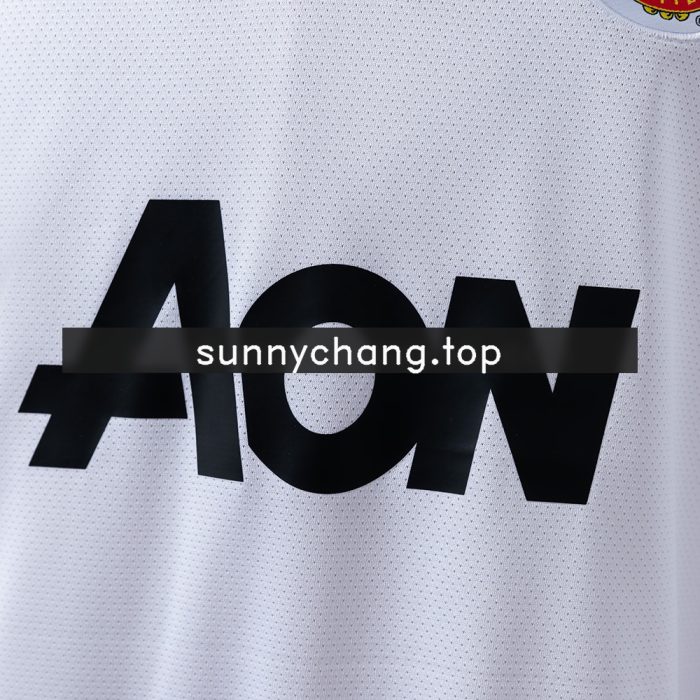 M-U 10/11 Away Long Sleeve Retro Jersey - 图片 6