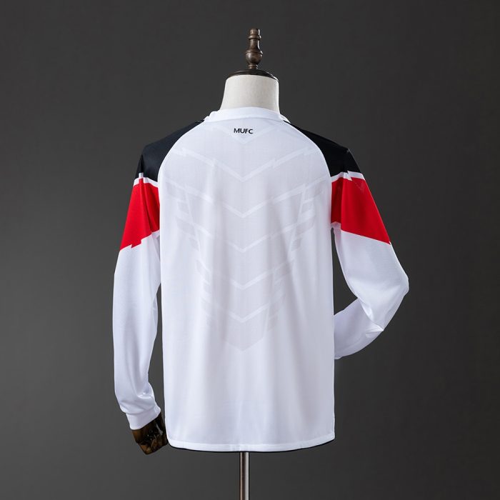 M-U 10/11 Away Long Sleeve Retro Jersey - 图片 8