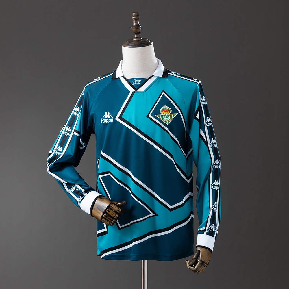 JER-11340_1 Real Betis 95/97 Away Long Sleeve Retro Jersey - 图片 1