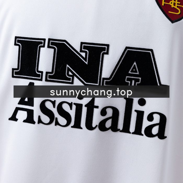 Roma 98/99 Away Long Sleeve Retro Jersey - 图片 5